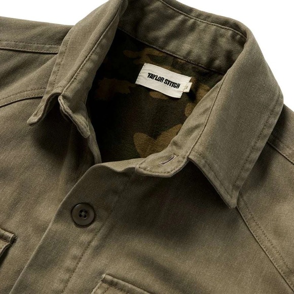 Taylor stitch shop shirt size 38 Army Green - Picture 3 of 16